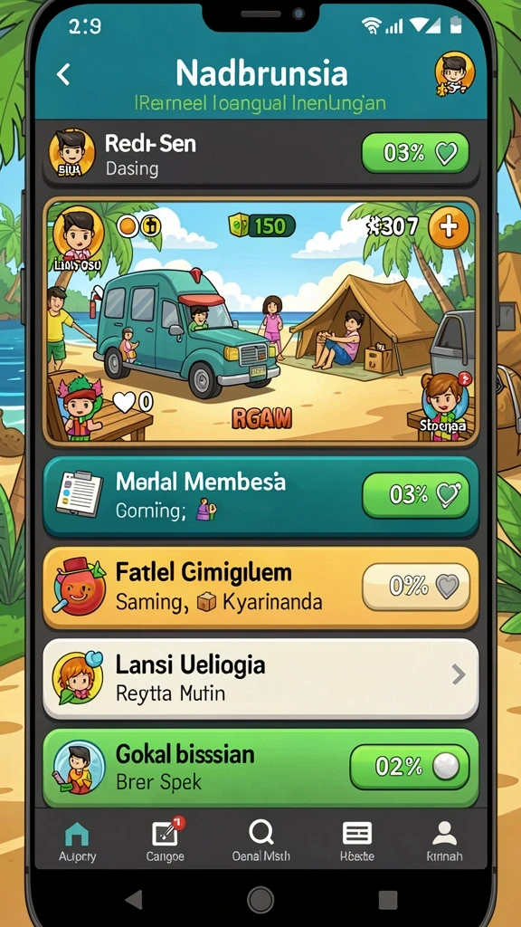 Karakter unik yang dapat kamu kostumisasi.