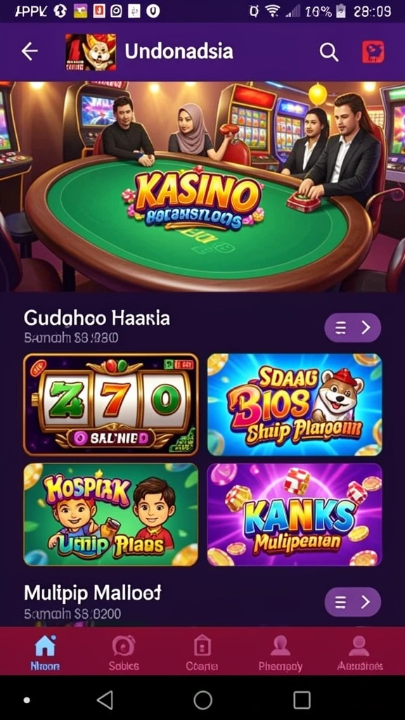Tampilan antarmuka ANGKABET yang menarik dan mudah digunakan.