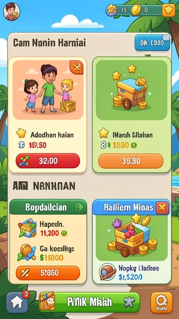 Screenshot fitur kompetisi yang menampilkan leaderboard.