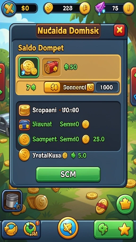 Gameplay menarik dengan beragam pilihan permainan.