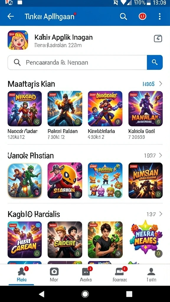 Tampilan menu utama BETON999 yang menarik.