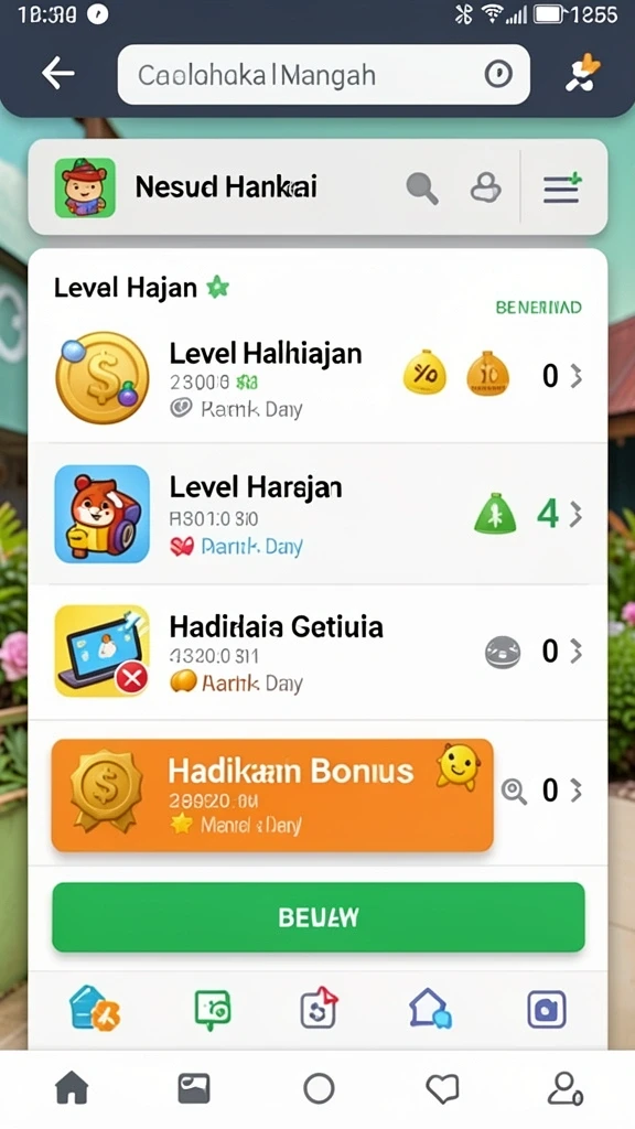 Tampilan antarmuka pengguna yang menarik.