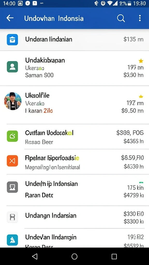 Berbagai jenis permainan taruhan tersedia di aplikasi.