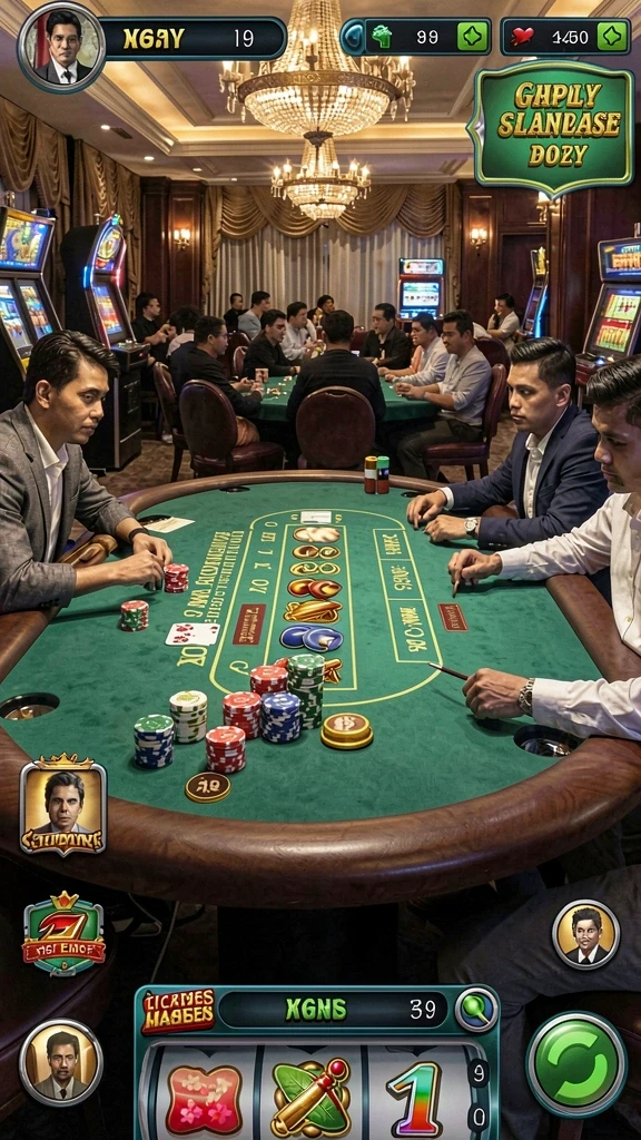 Tampilan menu utama yang menarik dan mudah dinavigasi.