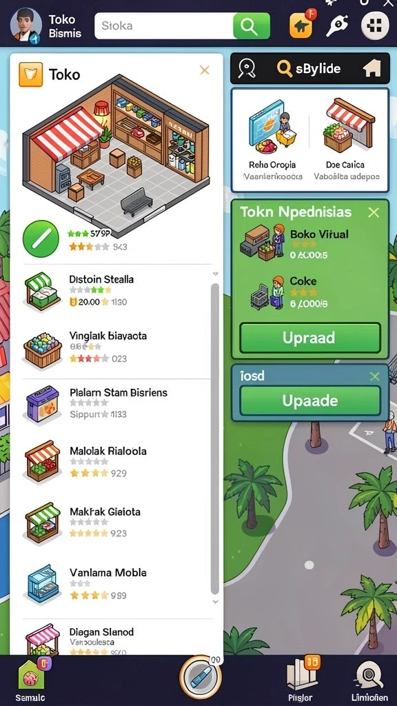 Fitur turnamen online yang menambah keseruan.