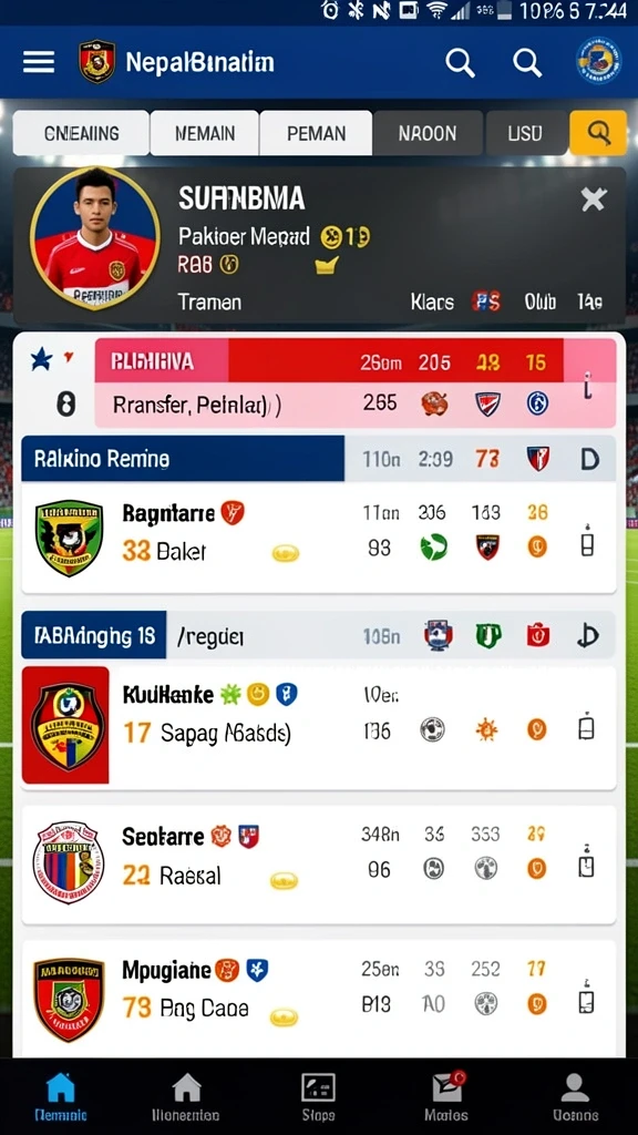 Screenshot memperlihatkan salah satu game baru yang penuh aksi.