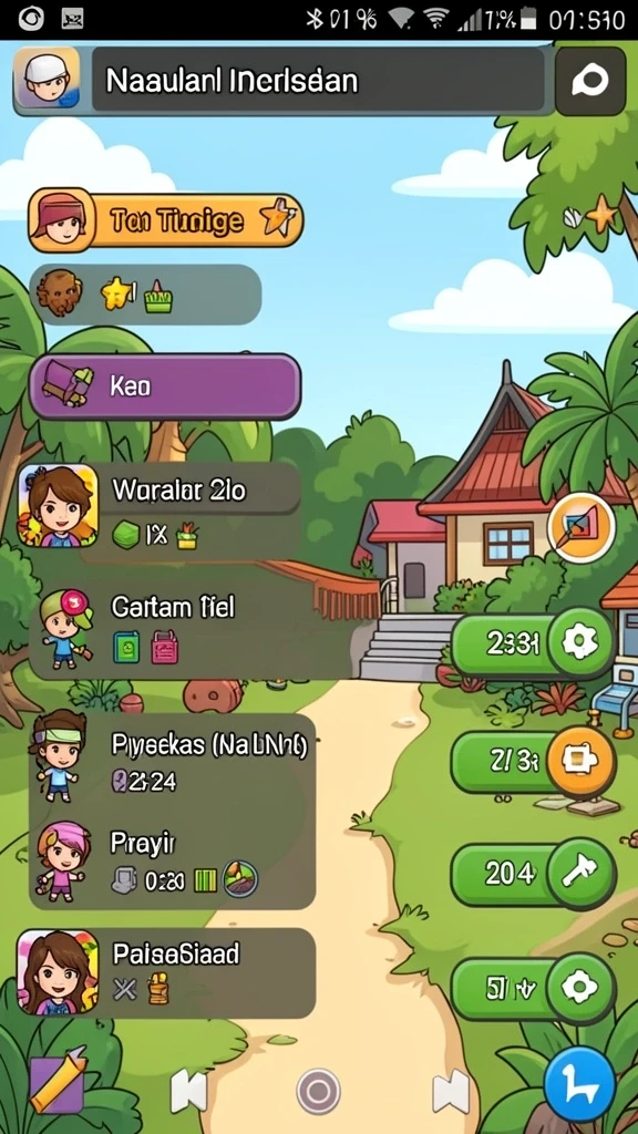 Sistem reward yang memotivasi pemain untuk terus bermain.