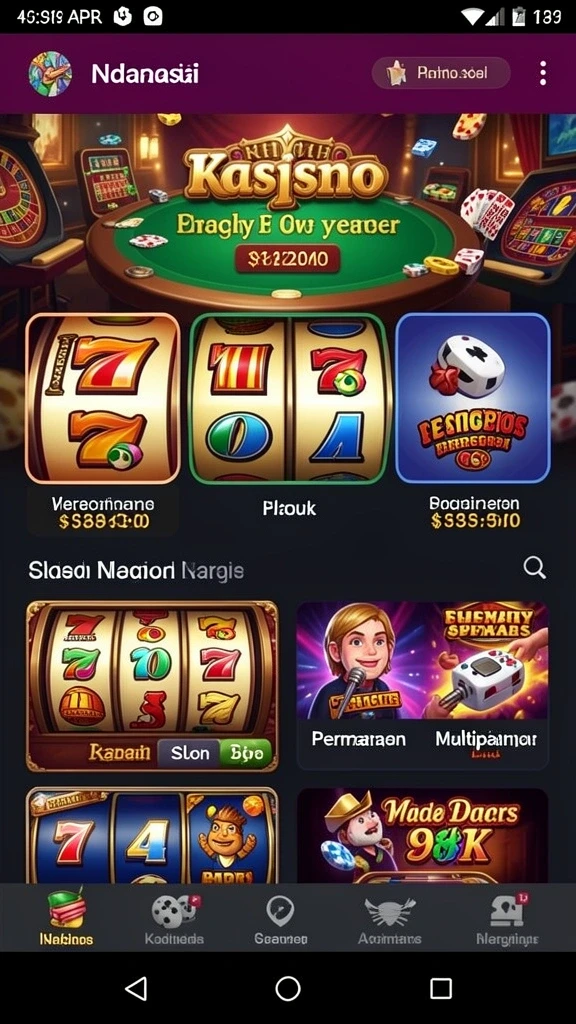Tampilan grafis yang menawan dalam permainan.