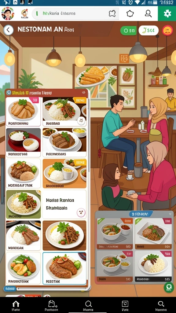 Beragam pilihan permainan menarik untuk semua pemain.