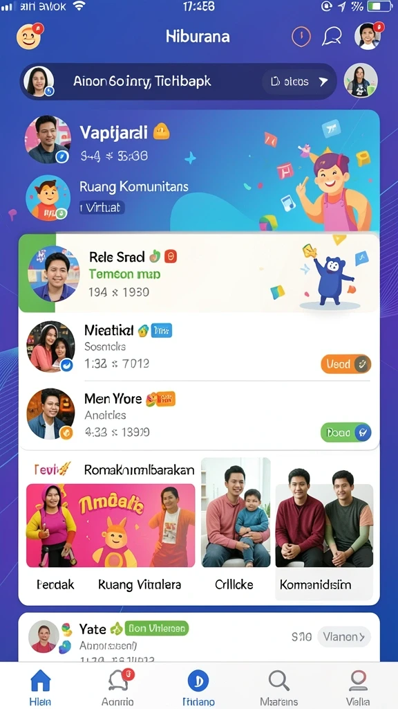 Tampilan antarmuka yang menarik dan intuitif.