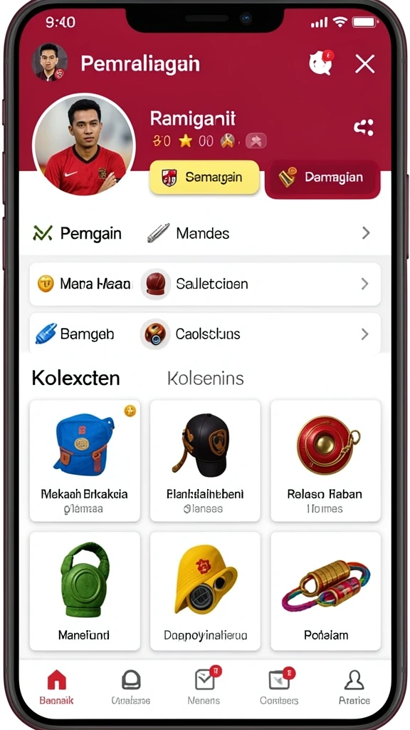 Tampilan antarmuka yang menarik dan intuitif.