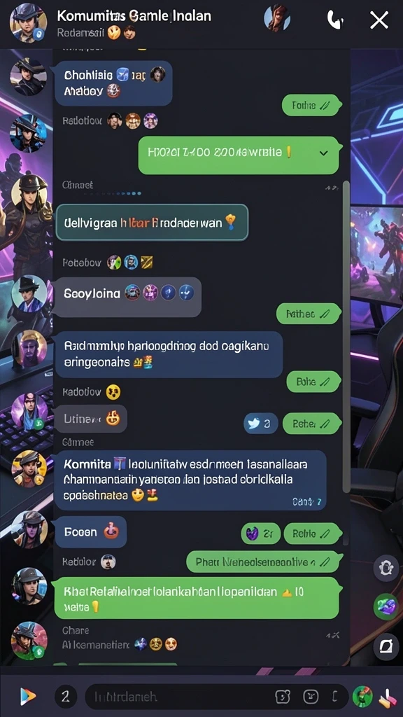 Karakter dengan desain menarik dan unik.
