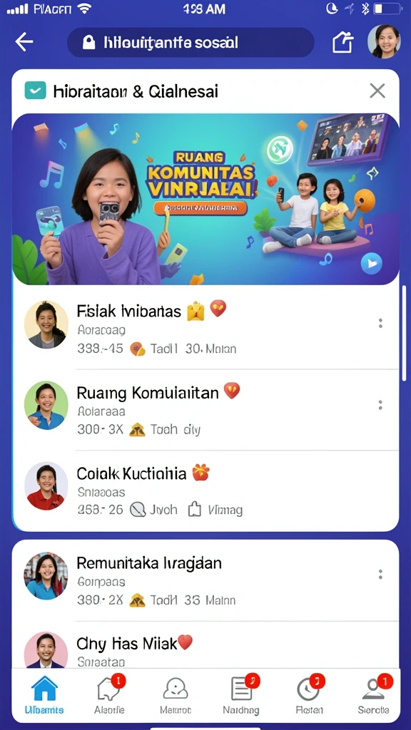 Bersaing dengan pemain lain dalam mode multiplayer.