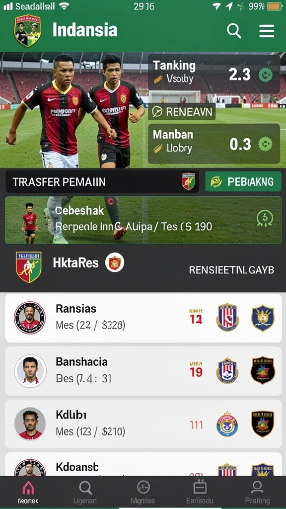 Tampilan antarmuka yang menarik dan mudah dinavigasi.
