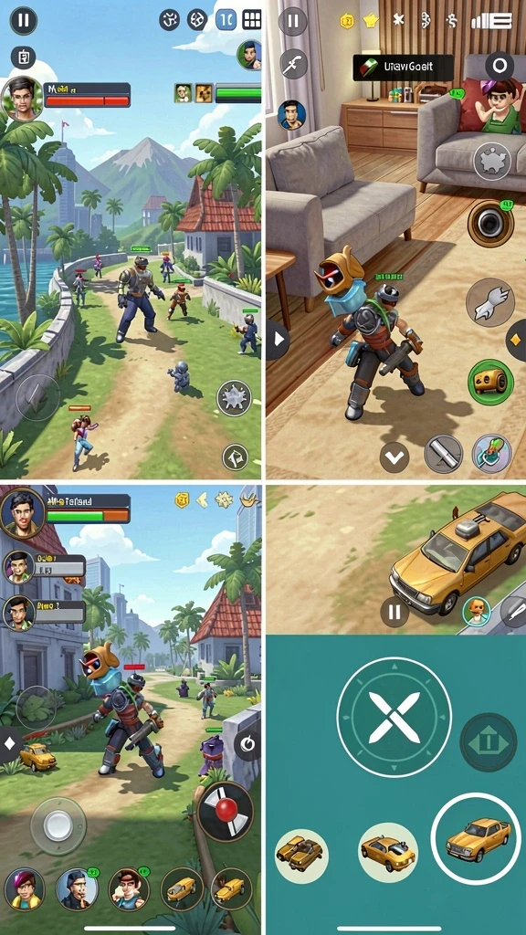 Screenshot menampilkan antarmuka permainan yang menarik.