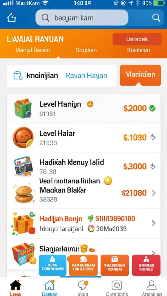 Tampilan antarmuka yang intuitif dan menarik.