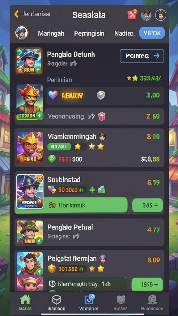 Sistem hadiah yang menguntungkan setiap pemain.