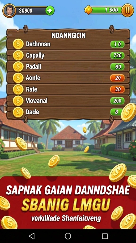 Screenshot menunjukkan karakter utama dalam aksi seru.