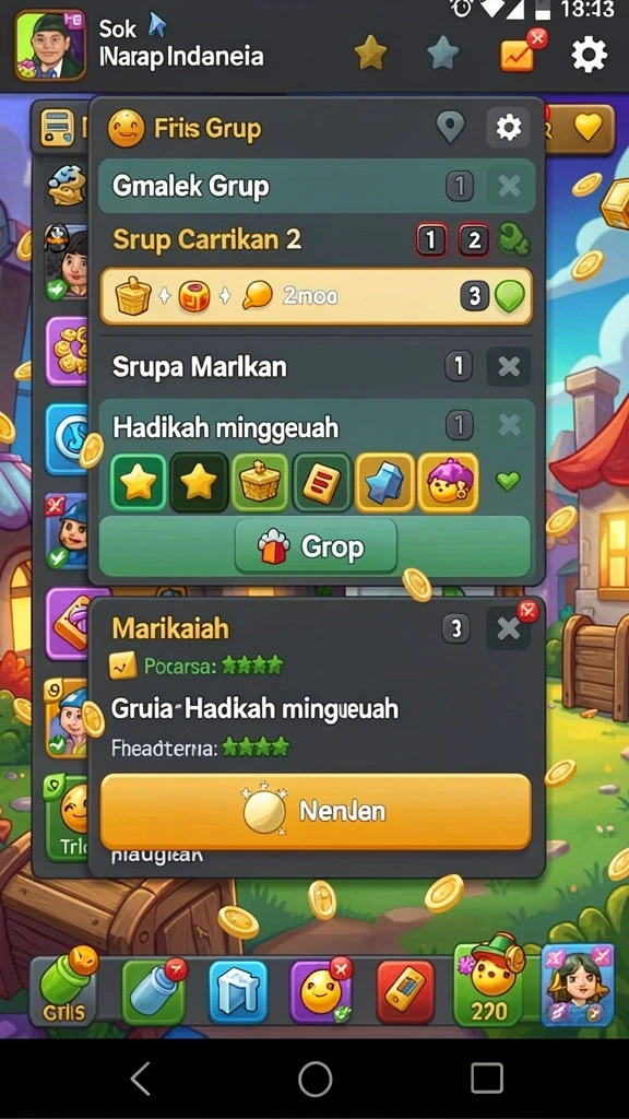 Tampilan antarmuka yang mudah digunakan dan menarik.