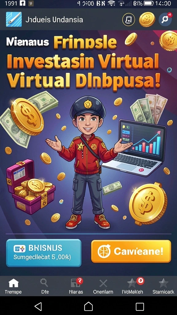 Screenshot menampilkan tampilan antarmuka home NDMTOGEL yang menarik.