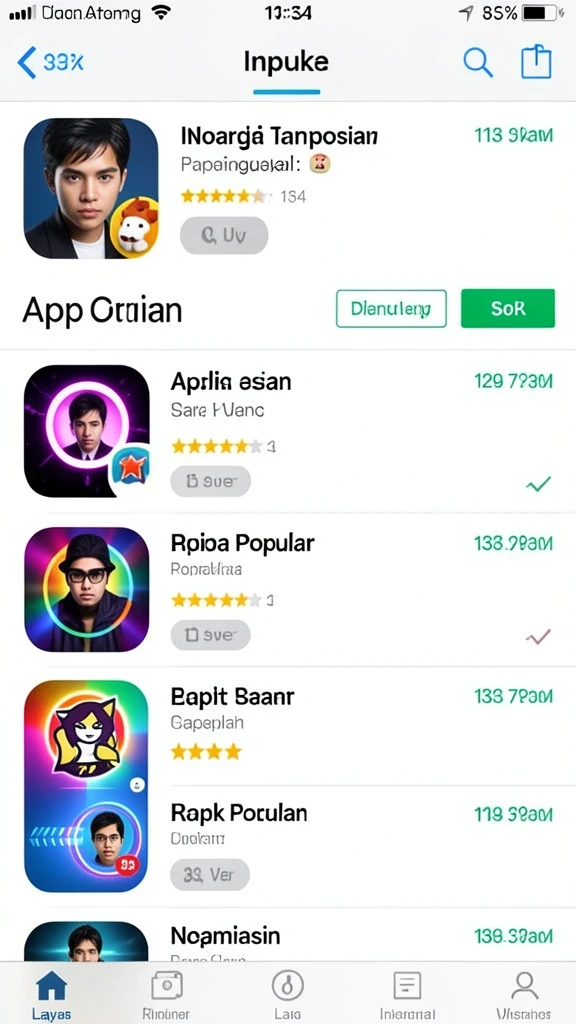 Tampilan awal game NEWIDN yang memukau.