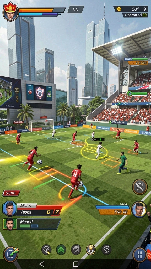 Mode permainan multiplayer yang seru dan kompetitif.