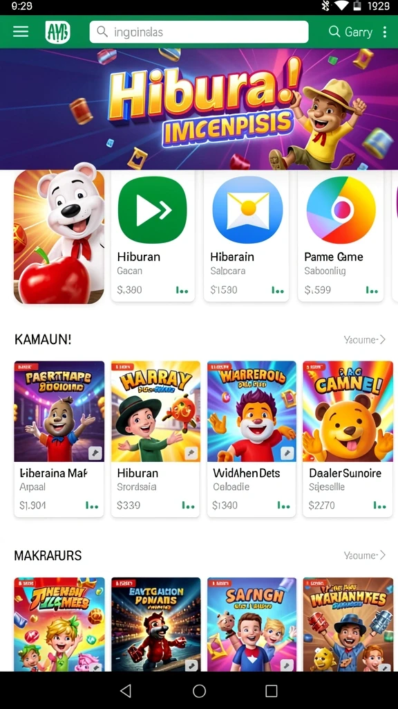 Level yang bervariasi dan penuh tantangan.
