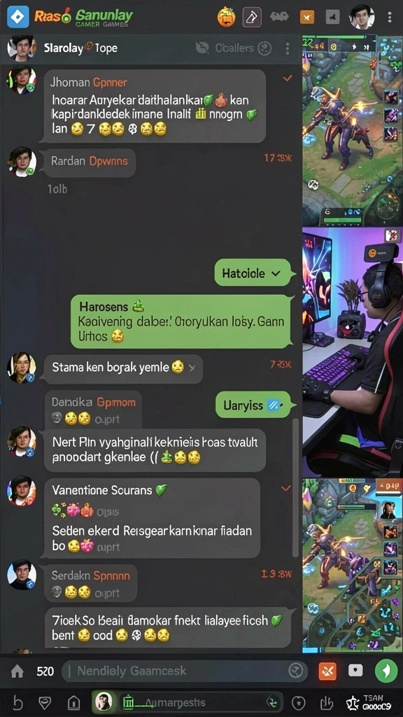 Tampilkan aksi seru dalam permainan PPRRYY.