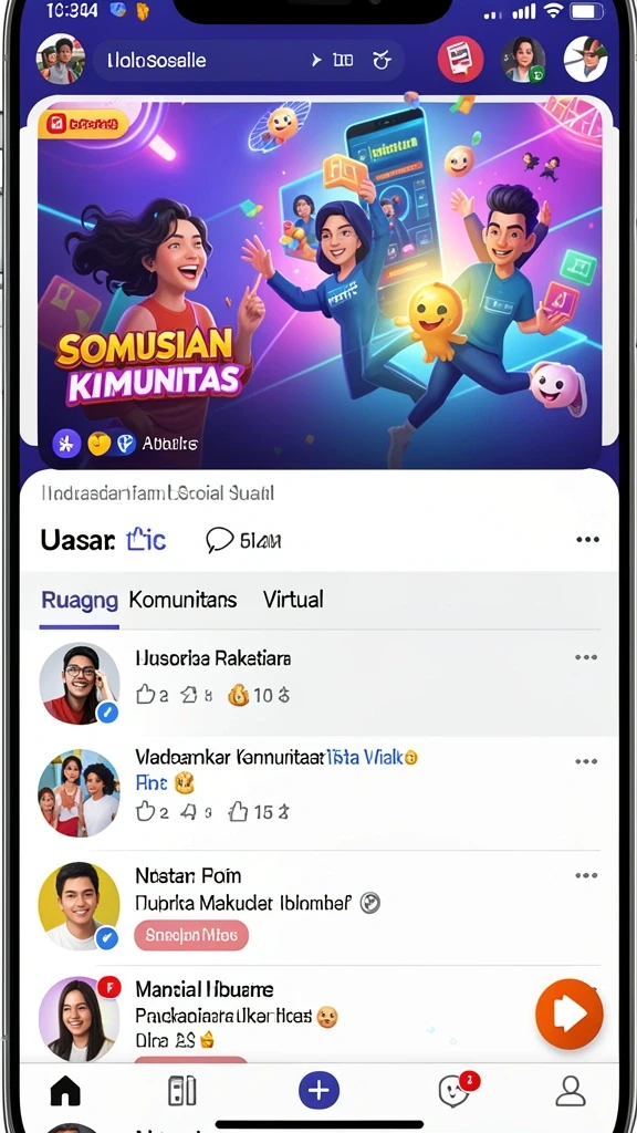 Tampilan antarmuka yang user-friendly.