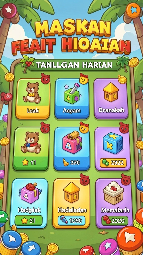 Screenshot menunjukkan antarmuka utama game TOTO99 yang interaktif.