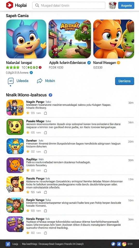 Tampilan antarmuka yang ramah pengguna.
