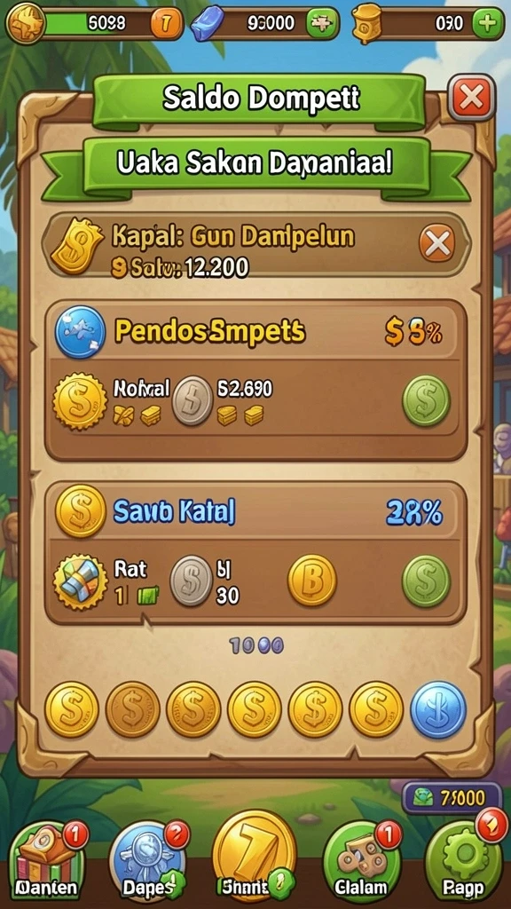 Kesempatan untuk mendapatkan uang nyata setiap hari.