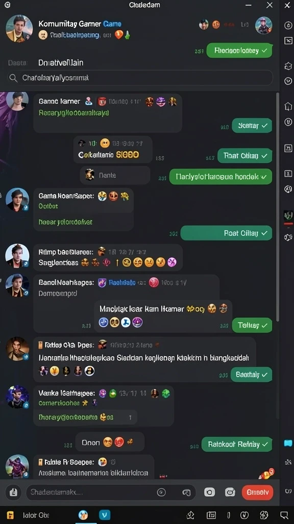 Tangkapan layar dari level yang penuh tantangan.